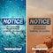 Signmission Wetland Area No Discharge Dumping Or Clearing, 10 in W x Rectangle, Plastic OS-2PACK-NS-P-710-L-19038 - alternate 8